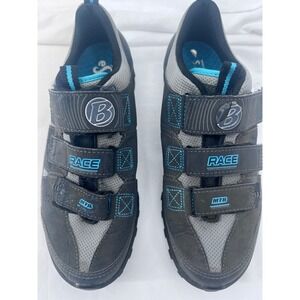 Bontrager Race Mountain Women's MTB CyclingShoes Gray Blue US 10 EU 42 SPD Cleat